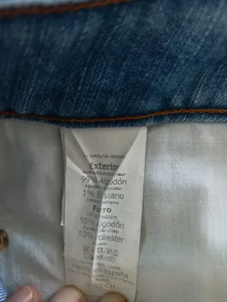 Falda vaquera Carolina Herrera