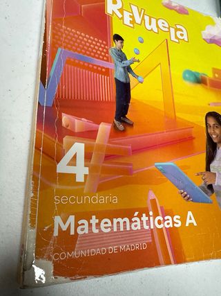 Matemáticas A. 4 Secundaria. Revuela. Comunidad...