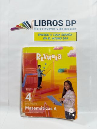 Matemáticas A. 4 Secundaria. Revuela. Comunidad...