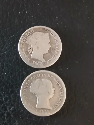 8 Monedas Plata Españolas