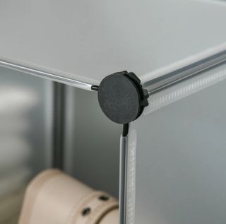 Armario Modular Plástico Blanco y Gris