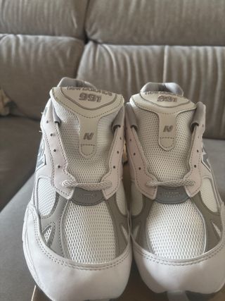 New Balance 991 Made in UK Blanco/Gris