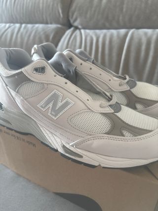 New Balance 991 Made in UK Blanco/Gris