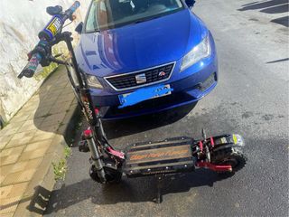 Patin zondo Negro/Rojo preparado