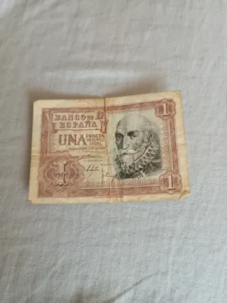 Lote Billetes Pesetas España (100, 1000, 5, 1)