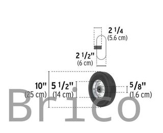 Carretilla Almacén Aluminio Impinchable - 300 Kg - Truper