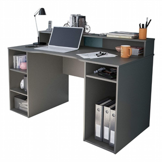 Escritorio Mesa Ordenador Gamer. Gris Antracita