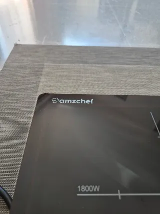 Vitrocerámica portátil Amzchef 1500W/1800W