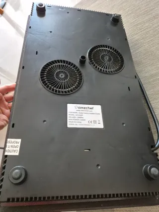 Vitrocerámica portátil Amzchef 1500W/1800W