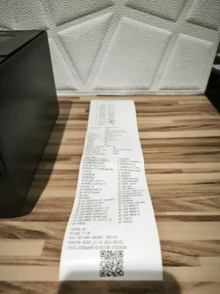 Impresora de tickets aqprox negra