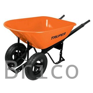 Carretilla 120 Litros Metálica - 2 Ruedas - Truper