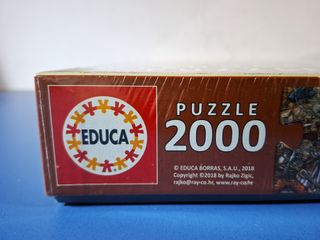 Puzzle 2000p. "Mapa de Piratas". Educa. Precintado