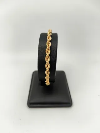 Pulsera Oro 18kt Cordón Salomónico