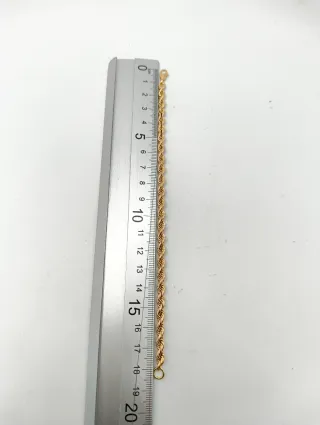 Pulsera Oro 18kt Cordón Salomónico