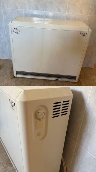 2 Acumuladores de calor blancos