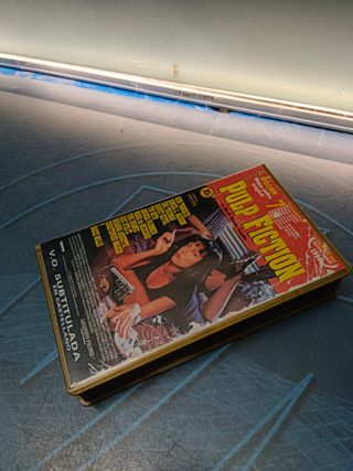 pelicula en VHS, Pulp Fiction, Tarantino