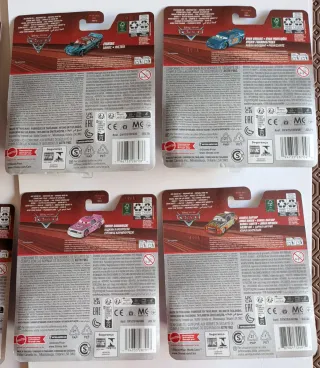 9 Carros Disney Mattel Originais