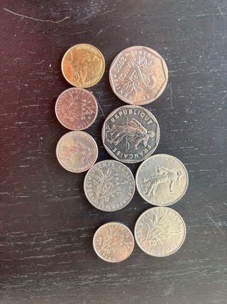 Lote de monedas variadas