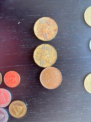 Lote de monedas variadas