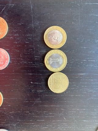Lote de monedas variadas