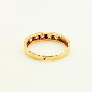 Anillo Oro 18K, Carrillera, 2.07gr, T-15