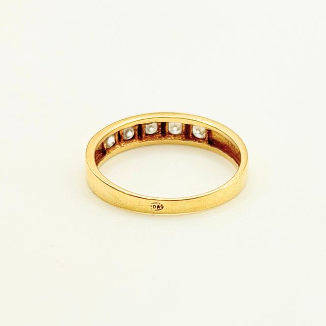 Anillo Oro 18K, Carrillera, 2.07gr, T-15