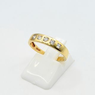 Anillo Oro 18K, Carrillera, 2.07gr, T-15