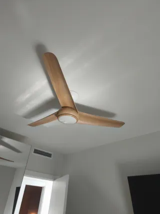 Ventilador con luz Celer Techo Madera Wifi LED