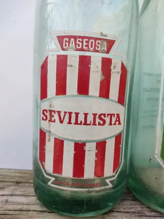 2 Botellas Gaseosa Antiguas