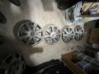 4 Tapacubos Renault 15 Originales