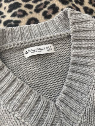 Jersey gris Stradivarius (Talla S) - Sin uso