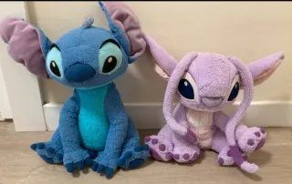 Peluche Angel y Stitch