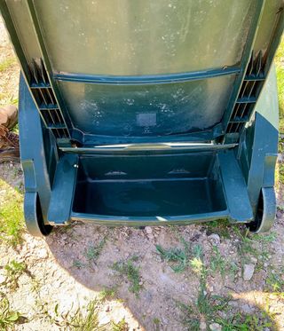 Tumbona de jardín verde