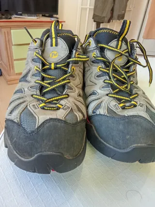 Merrell Capra Low GTX Senderismo Gris/Rojo