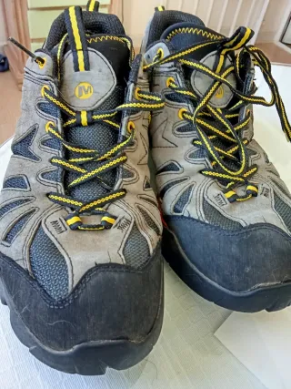 Merrell Capra Low GTX Senderismo Gris/Rojo