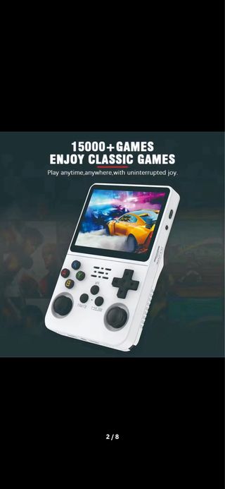 Consola Arcade Portátil Blanca