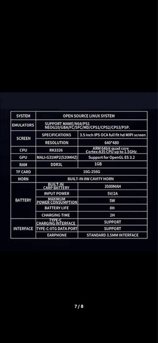 Consola Arcade Portátil Blanca