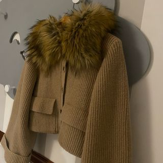 Chaqueta Zara cuello pelo Talla M