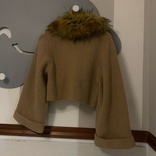 Chaqueta Zara cuello pelo Talla M