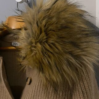 Chaqueta Zara cuello pelo Talla M