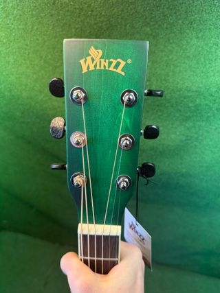 Guitarra Electroacústica Verde Esmeralda