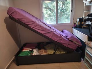 Canapé cama 90cm con almacenaje