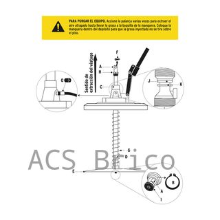 Bomba Inyectora Grasa 5 Kg - Truper