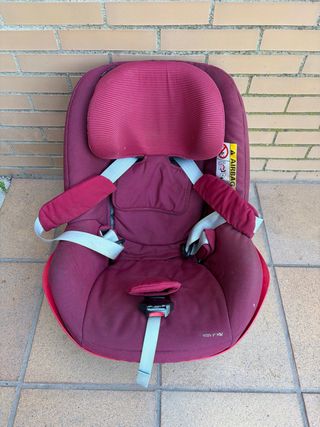 Silla de coche grupo 1-2-3 color burdeos