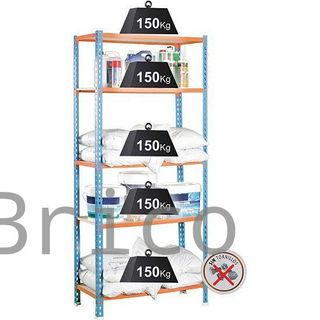 Estantería Metálica 1800x900x400 mm - 750 Kg