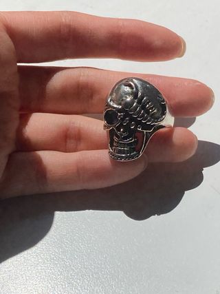 Anillo Calavera Plata