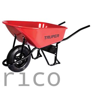 Carretilla 100 Litros Metálica - Neumática - 580 Kg - Truper