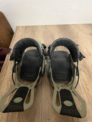 Fijaciones Snowboard Nidecker Flow Fenix Plus.