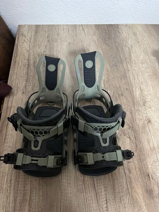 Fijaciones Snowboard Nidecker Flow Fenix Plus.