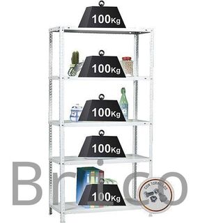 Estantería Metálica 1800x900x400 mm - 500 Kg